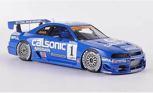 Nissan Skyline R33 1/43 HPI GT-R No.1 Calsonic K.Hoshino / M.Kageyama JGTC Mine 1995 diecast model cars