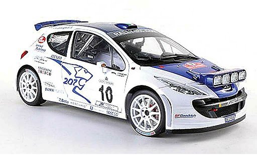 Peugeot 207 S2000 1/18 Sun Star No.10 Rally Sanremo 2007 L.Rossetti/M.Chiarcossi diecast model cars
