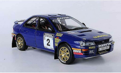 Subaru Impreza 555 1/18 Sun Star No.2 Winner Rally of New Zealand 1994 C.McRae/D.Ringer diecast model cars