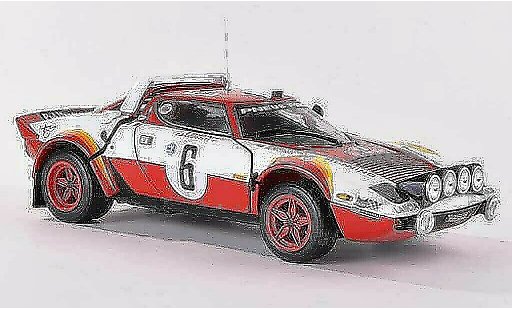 Lancia Stratos HF 1/18 Sun Star Rally No.6 Publimmo-Racing Rally Monte Carlo 1979 diecast model cars