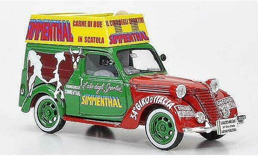 Fiat 1100 Furgone 1/43 Brumm E Dosenfleisch Simmenthal KUH Giro Italia 1951 diecast model cars