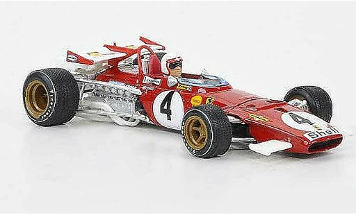 Ferrari 312 B 1/43 Brumm No.4 Regazzoni GP Italien + Fahrer 1970 diecast model cars