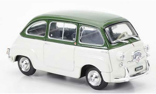 Fiat 600 Multipla 1/43 Brumm D olivgreen/white 1960 diecast model cars