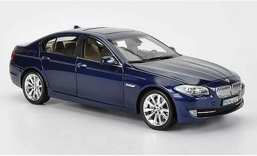 Bmw 550 F10 1/18 Welly 5er blue interieur beige diecast model cars