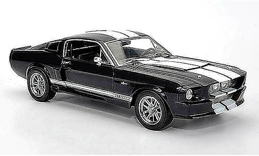 Shelby GT 500 1697 1/18 Shelby Collectibles CR blue avec whiteen bandes diecast model cars