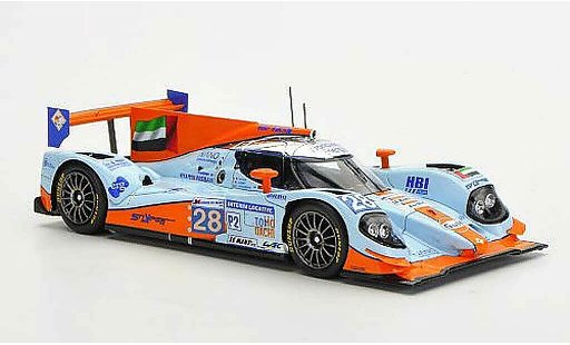 Lola B12 Nissan 1/43 Spark /80 No.28 Gulf Racing Middle East 24h Le Mans 2012 diecast model cars
