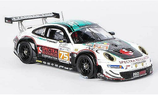 Porsche 911 GT3 RSR 1/43 Spark 2012 No.75 Prospeed Competition A.Al-Faisal / B.Curtis / S.Edwards 24h Le Mans diecast model cars