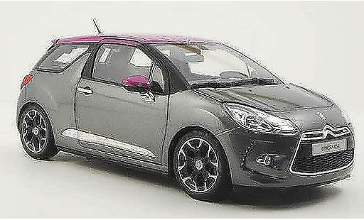 DS Automobiles DS3 Berline 1/18 Norev grey/fuchsia 2011 diecast model cars