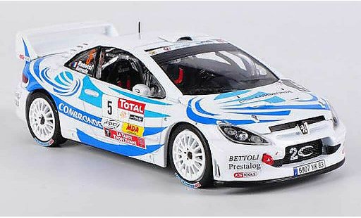 Peugeot 307 WRC 1/43 Vitesse No.5 2nd Rally du Var S.Sarrazin/J.Renucci diecast model cars