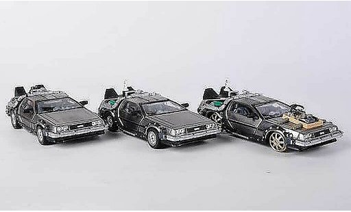 De Lorean Set Time Machine 1/43 Vitesse Back to the Future 3-in-1 Boxset diecast model cars