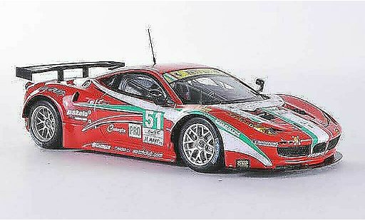 Ferrari 458 Italia GT2 1/43 Fujimi No.51 AF Corse 24h Le Mans 2012 diecast model cars