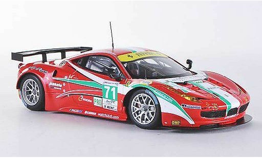 Ferrari 458 Italia GT2 1/43 Fujimi No.71 AF Corse 24h Le Mans 2012 diecast model cars