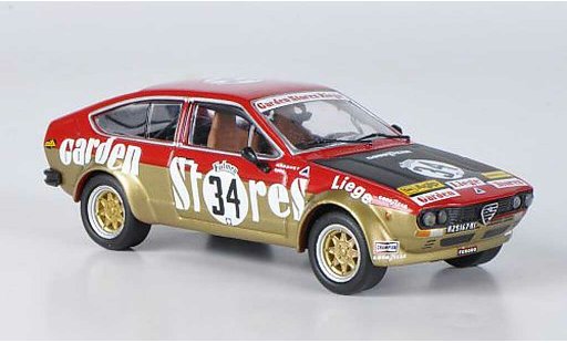 Alfa Romeo Alfetta gtv 2.0 1/43 M4 V Alfetta No.34 Spa 1976 diecast model cars