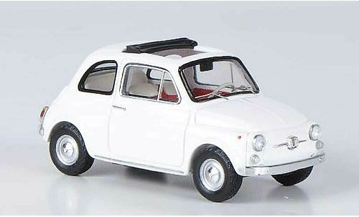 Fiat 500 F 1/43 Ebbro white 1965 diecast model cars
