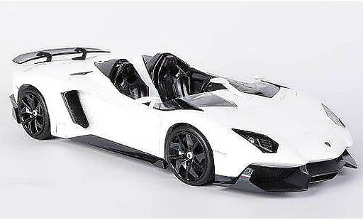 Lamborghini Aventador J 1/18 MR Collection white 2012 diecast model cars