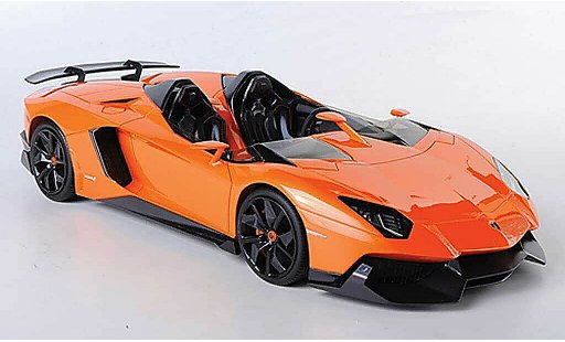 Lamborghini Aventador J 1/18 MR Collection orange 2012 diecast model cars