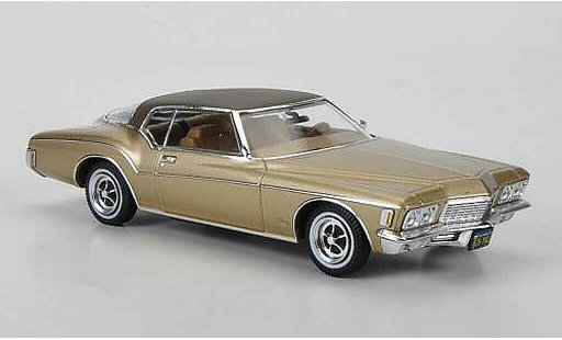 Buick Riviera Coupe 1/43 Premium X 1972 gold/brown Sondermodell limited Auflage 750 piece diecast model cars