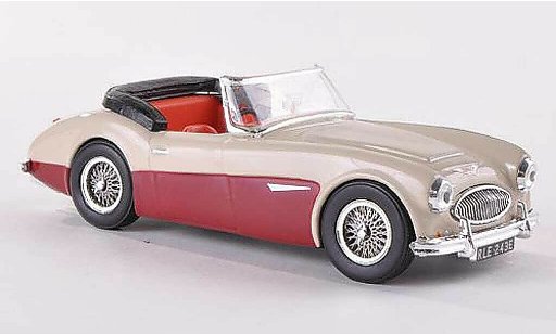 Austin Healey 3000 roadster 1/43 Vitesse beige/red RHD hood open diecast model cars