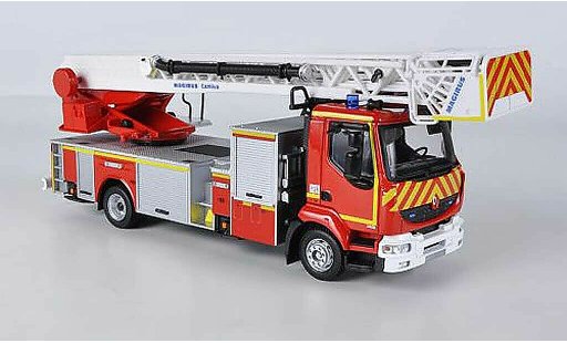 Renault Midlum Base 1/43 Eligor avec Magirus Drehleiter Fire brigade pompier (F) diecast model cars