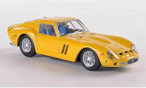 Ferrari 250 GTO 1965 1/43 Brumm yellow diecast model cars