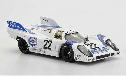 Porsche 917 1971 1/43 Brumm No.22 Martini Racing Team Marko / Van Lennep 24h Le Mans diecast model cars