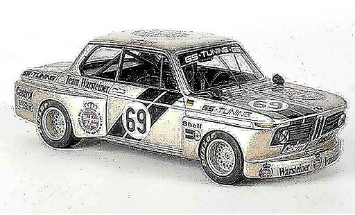Bmw 2002 tii 1/43 Neo No.69 Team Warsteiner GS-Tuning J.Obermoser DRM diecast model cars
