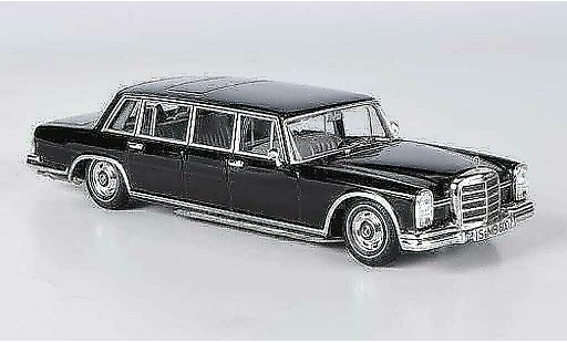 Mercedes 600 Pullman 1/43 WhiteBox black 1963 diecast model cars