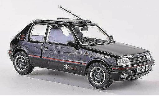 Peugeot 205 GTI 1/43 Vanguards 1.9 Radio 1 L825 OMG black diecast model cars