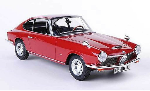 Bmw 1600 GT 1/18 BoS Models red 1968 diecast model cars