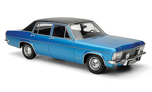 Opel Admiral B 1/18 BoS Models 2800S blue/black limited Auflage 1.000 1971 diecast model cars