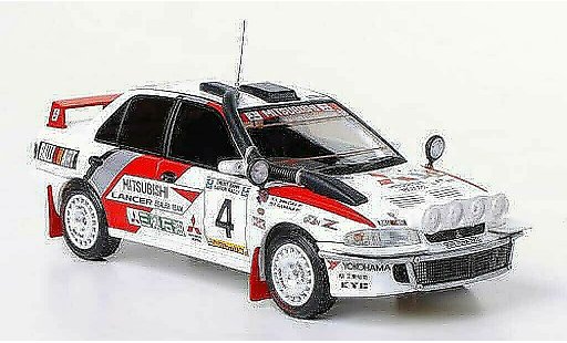 Mitsubishi Lancer Evolution II 1/43 HPI No.4 Nachtfahr-Version RalliArt P.Kuukkala / K.Shinozuka Safari Rally 1994 diecast model cars