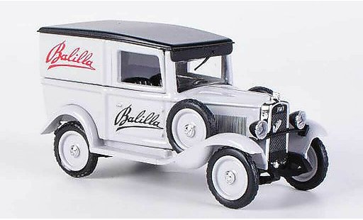 Fiat 508 Furgone 1/43 Rio van Werbefahrzeug with Plakatwand and Figur diecast model cars
