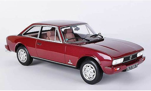 Peugeot 504 coupe 1/18 Ottomobile V6 TI red diecast model cars