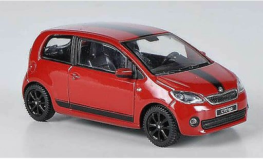 Skoda Citigo Sport Design 1/43 Abrex red 3-portes 2012 diecast model cars
