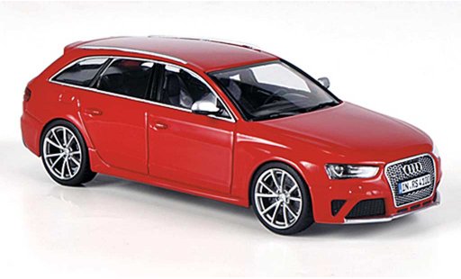 Audi RS4 avant 1/43 Minichamps (Typ B8) red 2012 diecast model cars