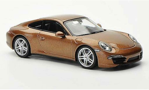 Porsche 911 Carrera 4 1/43 Minichamps brown 2012 diecast model cars