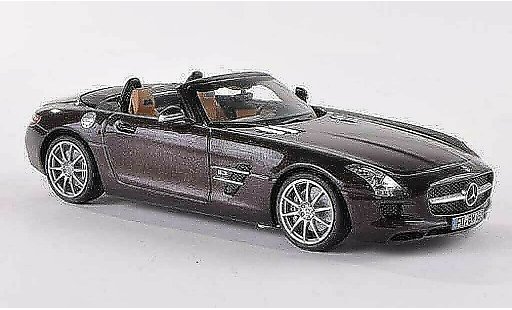 Mercedes SLS Roadster 1/43 Schuco AMG (R197) brown 2012 diecast model cars