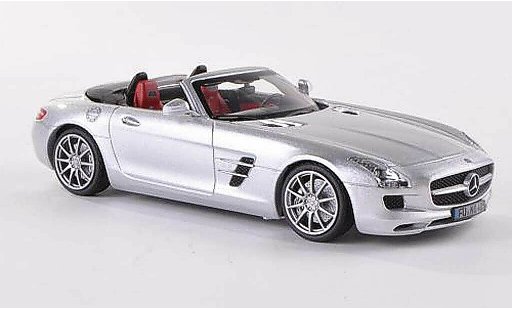 Mercedes SLS Roadster 1/43 Schuco AMG (R197) grey 2012 diecast model cars