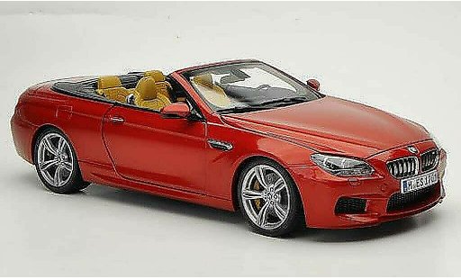 Bmw M6 Cabriolet 1/18 Paragon F12 orange 2012 diecast model cars