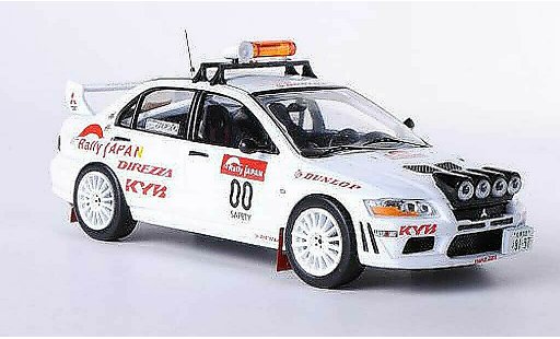 Mitsubishi Lancer Evolution VII 1/43 IXO No.00 Safety Car Rally Japan 2010 diecast model cars