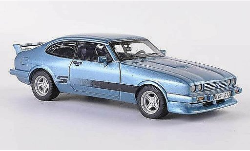 Ford Capri 2.8 Turbo 1/43 Neo MK III Tuning S-Version blue 1981 diecast model cars