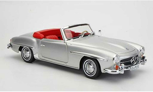 Mercedes 190 Base 1/18 Norev (W121 BII) grey diecast model cars
