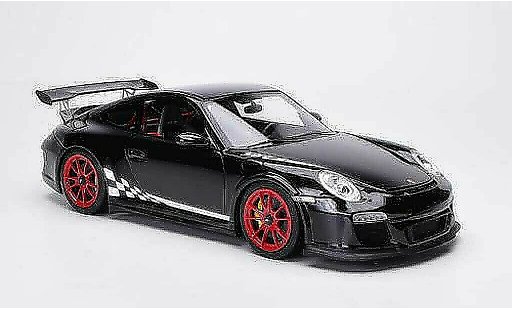 Porsche 911 GT3 RS 1/18 FrontiArt 2010 black/white diecast model cars