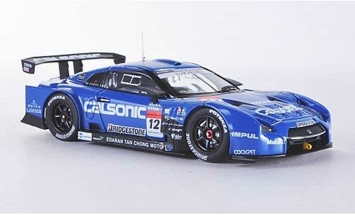 Nissan Skyline R35 1/43 Ebbro GT-R No.12 Calsonic Impul Low Down Force Super GT500 2012 diecast model cars
