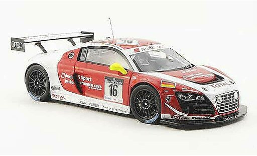 Audi R8 lms 1/43 Spark Ultra No.16 Sport A.Piccini/R.Rast/F.Stippler 24h Spa 2012 diecast model cars