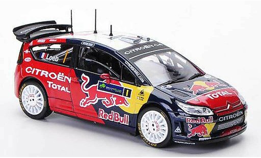 Citroen C4 WRC 2009 1/43 Solido No.1 Red Bull S.Loeb / D.Elena Rally Irland diecast model cars