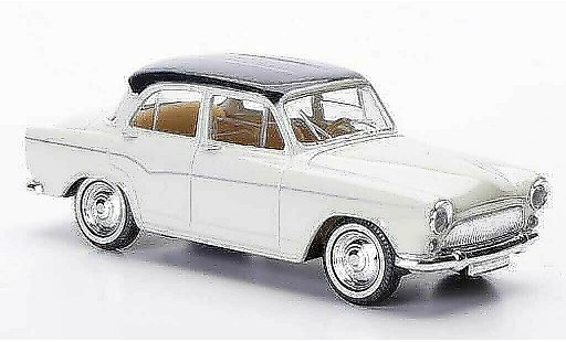 Simca P 60 Base 1/43 Solido beige/blue 1960 diecast model cars