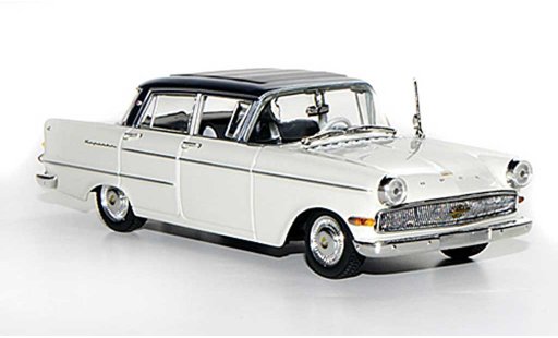 Opel Kapitan P2.6 1/43 Minichamps white/blue 1959 diecast model cars