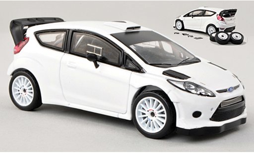 Ford Fiesta WRC 1/43 IXO white Plain Body Version 2009 diecast model cars