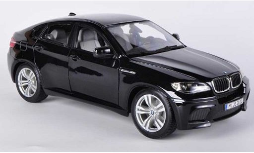 Bmw X6 M 1/18 Burago E71 black diecast model cars